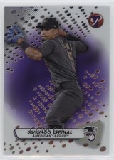 2023 Topps Pristine Purple Refractor 24/99 Santiago Espinal #260 sc8