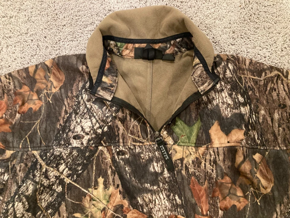 Rivers West Camo Jacket Fleece XL Waterproof Hydro2 PowerLock Men’s Mossy Oak - Image 2 of 4