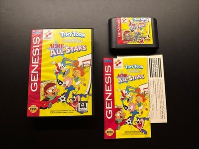 Tiny Toon Adventures: Acme All-Stars (Sega Genesis, 1994) Complete CIB