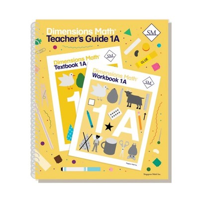 Dimensions Math Teacher's Guide 1A [Spiral-bound] Singapore Math Inc. [Paper...