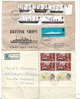 GB early QEII fdc- Nature, Ships