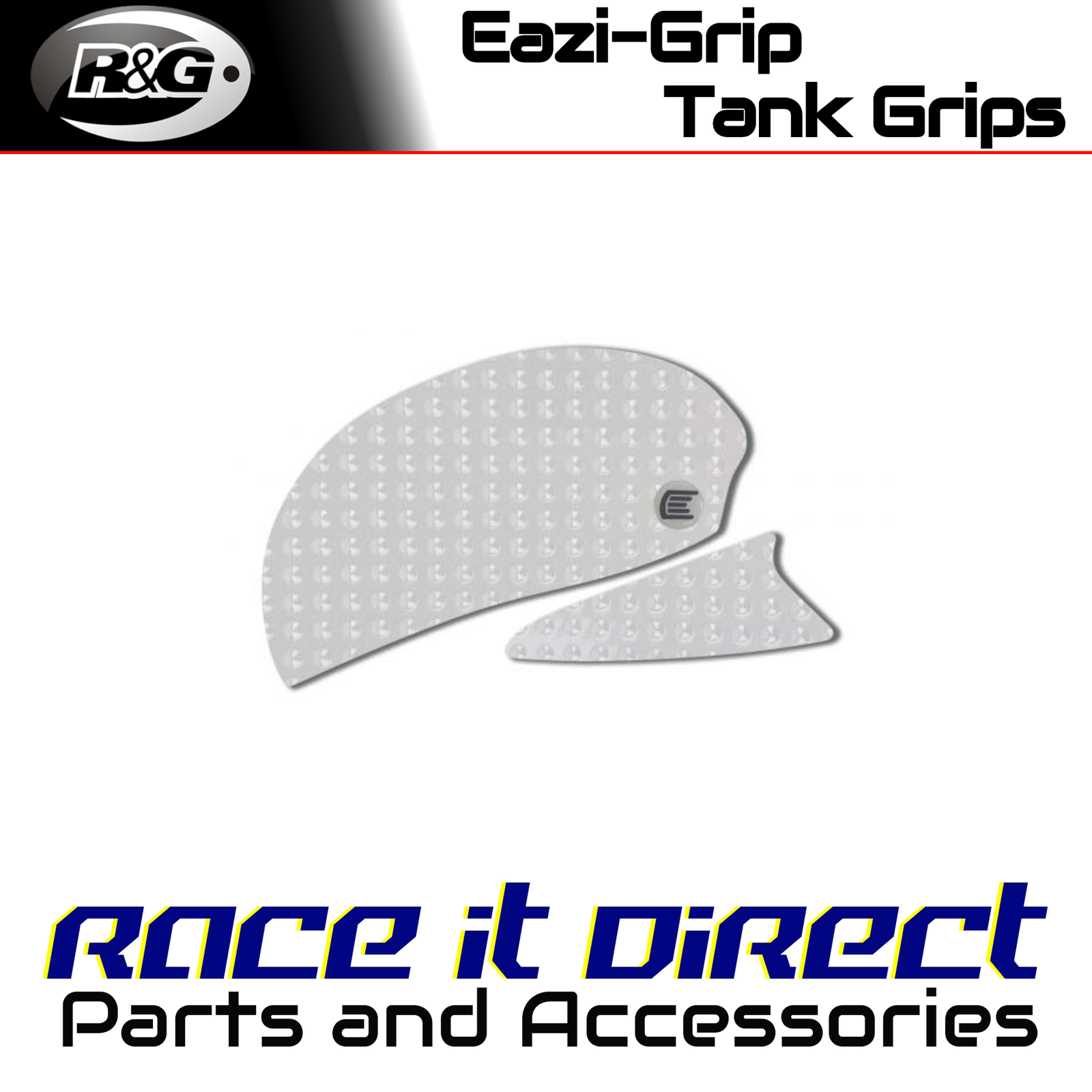 Eazi-Grip Tank Grips for Suzuki GSX-R600 2004-2005 EVO Clear Eazi-Grip