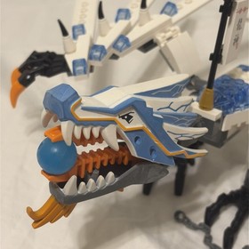 LEGO NINJAGO Ice Dragon Attack 2260 %98 complete w/ instructions *READ*