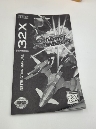 SHADOW SQUADRON - SEGA 32X - ¡COMPLETO! - ¡AUTÉNTICO! - PROBADO - ¡COMO NUEVO! - Imagen 9 de 16
