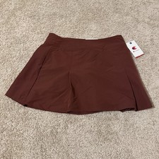 NEW Champion Women's Pleated Skort Maroon Size 14 athleisure preppy