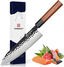 KEEMAKE Japanese Gyuto Chef Knife - 8 inch Professional Kitchen Knife