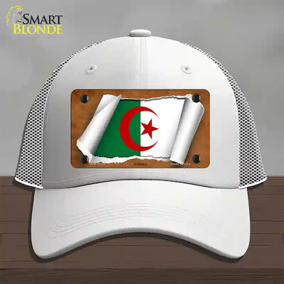 Algeria Flag Scroll Novelty License Plate Hat