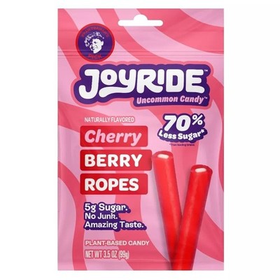 JOY RIDE Cherry Berry Ropes 3,5oz (99 g)   Virale Fruchtgummi-Stränge   