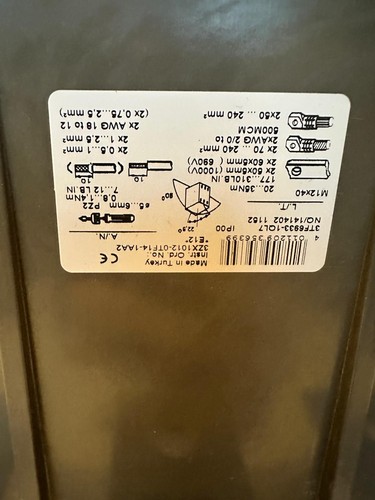 Siemens 3TF6933-1QL7 Staubsauger Schütz 630-820A, 450 kW / 3TF69 , 220-240V , 3TF6933 - Bild 7 von 23