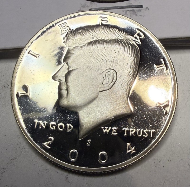 90% Silver Coin - 2004-S Kennedy Half Dollar Proof – From US Mint Set A12