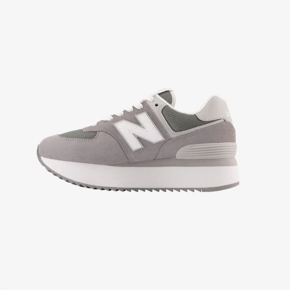 Zapatillas informales de plataforma New Balance 574+ para mujer WL574ZSD talla 6-10 Foto 2 de 4