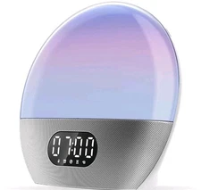WiiM Wake-up Light, Alexa Built-in, Unlimited Sound Choices, All-in-One Sunrise 