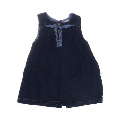 Zara Mini, Jeanskleid, Größe: 74, Blau, Baumwolle, Einfarbig, Mädchen #b9j