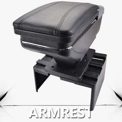 Universal Car Content Armrest Arm Box Organizer Sliding Center Storage Rest US