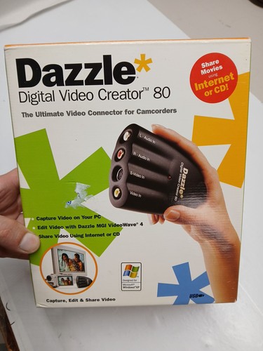 Dazzle Digital Video Creator 80 & Quick Start Guide No Disk- Open Box - Picture 1 of 8
