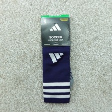 Adidas Soccer Socks Youth Small 2Y-5Y Blue Over The Calf Aeroready 1 Pair