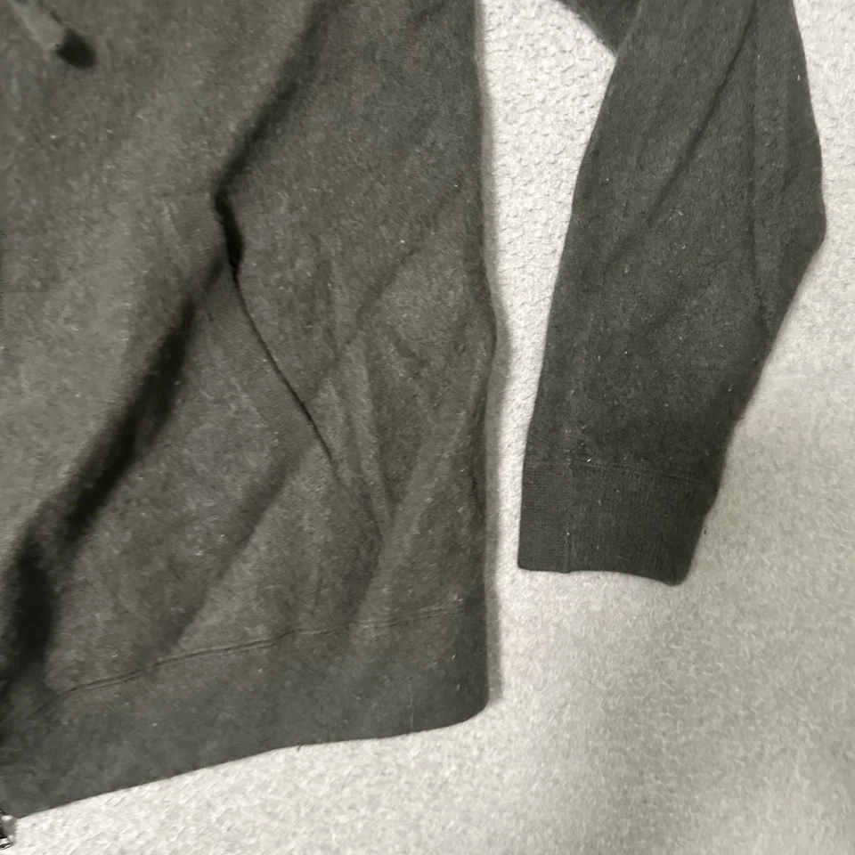 Vince Cashmere Cremallera Completa Sudadera con Capucha Mujer L Verde Manga Larga Elástico Informal Comodidad Foto 3 de 4