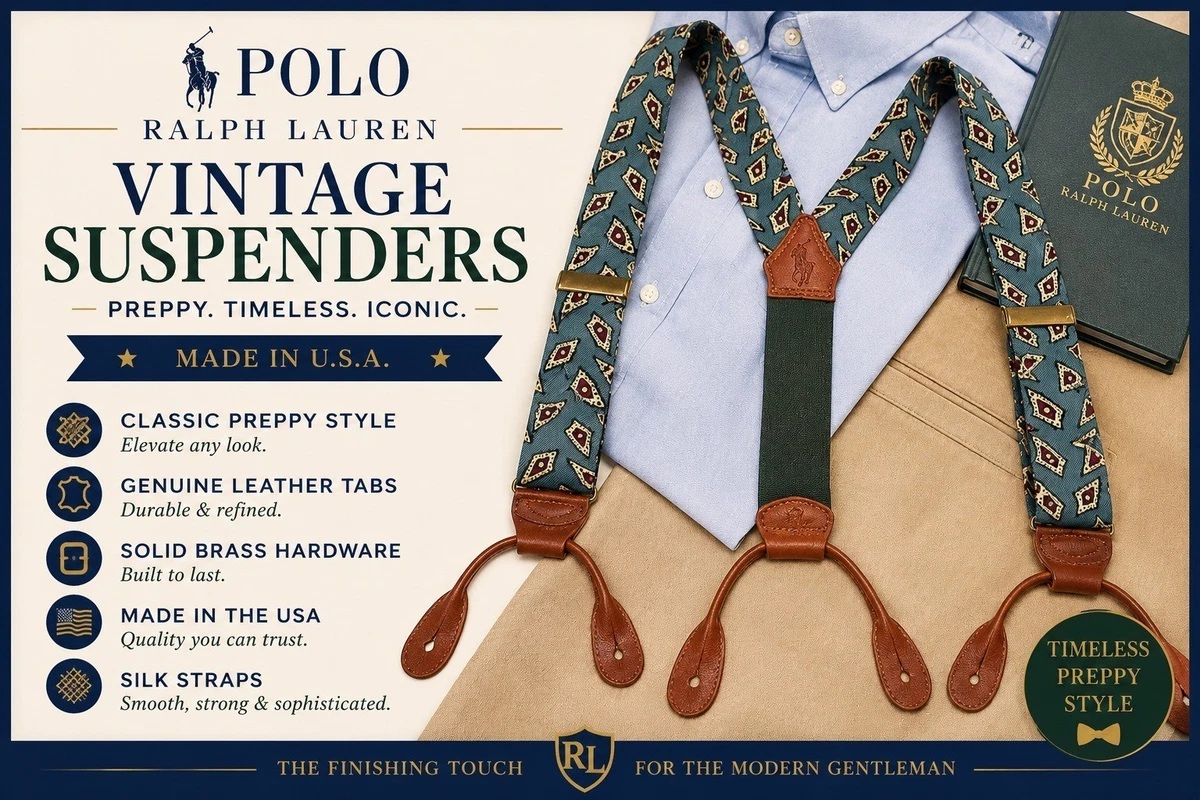 Polo Ralph Lauren Suspenders for Men for sale | eBay