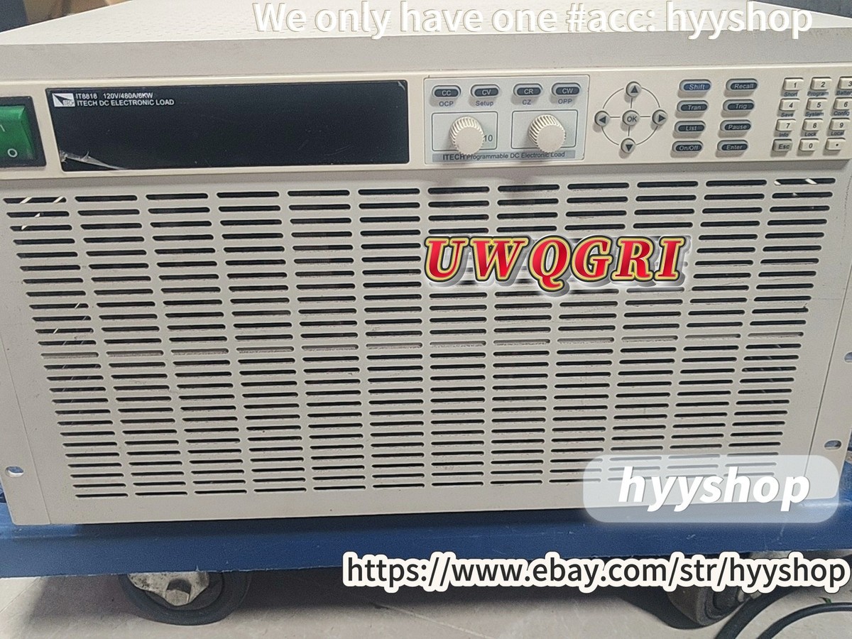 1PCS ITECH ,IT8818 high-power electronic load, 120V/480A/6KW | eBay