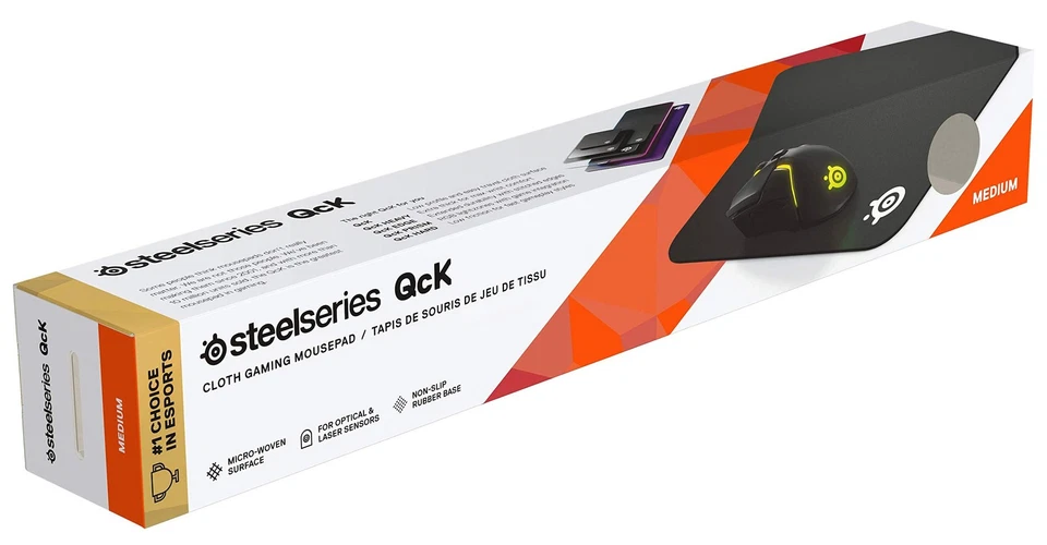 SteelSeries QcK Mouse pad da gioco in tessuto Superficie microtessuta esclusiva - Immagine 4 di 4
