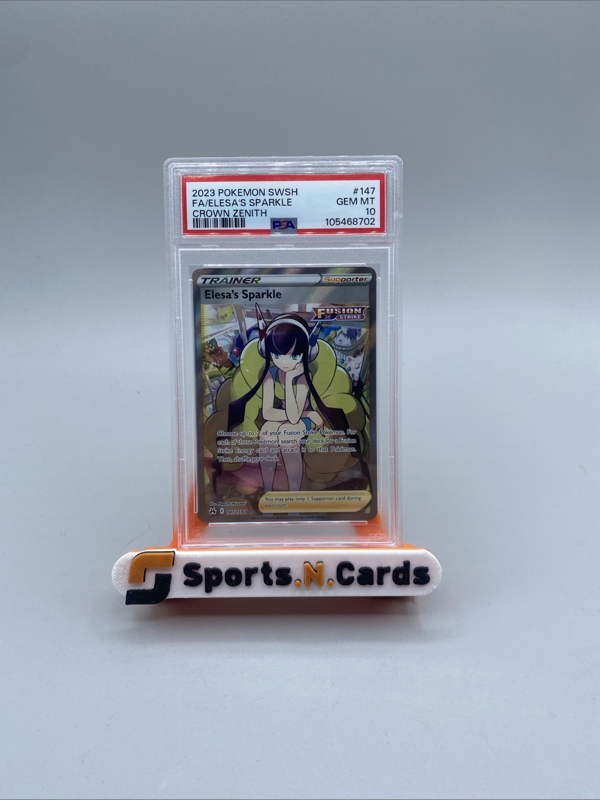 Elesa's Sparkle 2023 Crown Zenith #147/159 Holo (Full Art Elesa's Sparkle 2023 Crown Zenith #147/159 Holo (Full Art