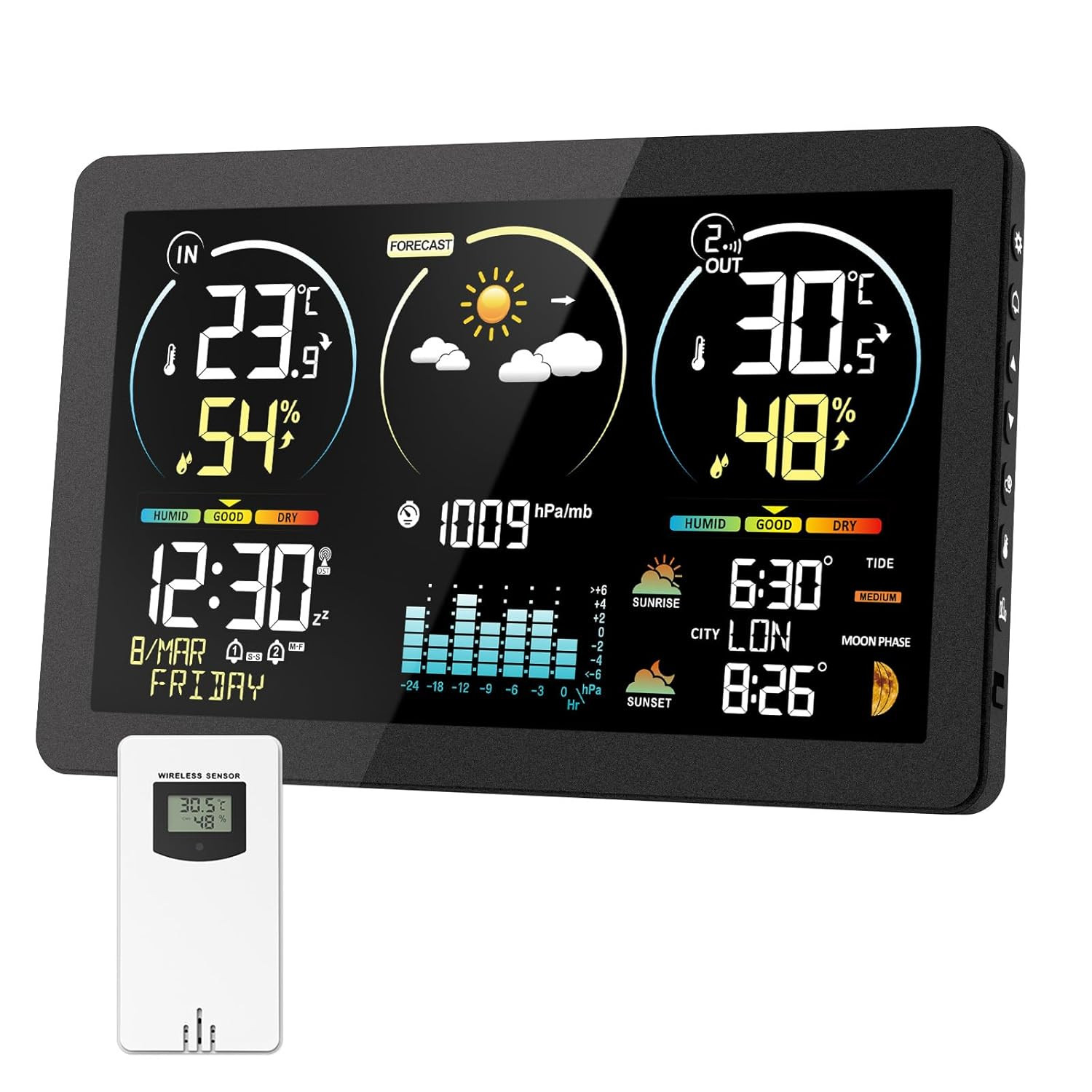 Miglior Stazione Meteorologica Digitale con Igrometro e Orologio At
