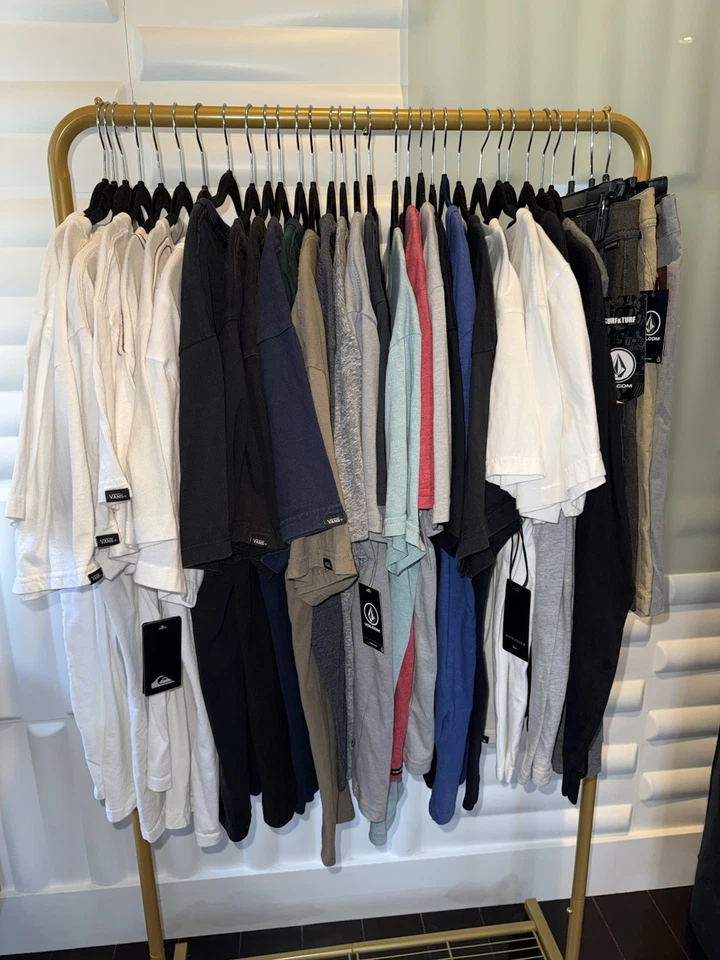 Boys BRAND NAME* CLOTHES- Most “NEW”, Vans, Volcom, Quicksilver, RVCA, and More! - Image 3 of 4