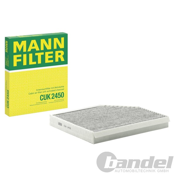 Mann Innenraumfilter Aktivkohlefilter Passend FüR Audi A4 A5 Q5 Porsche Macan |-image