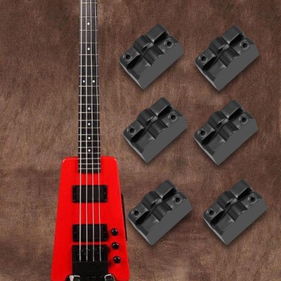 6 Stück Headless Gitarre Tremolo Brücke Sättel genaue Struktur bequem zu