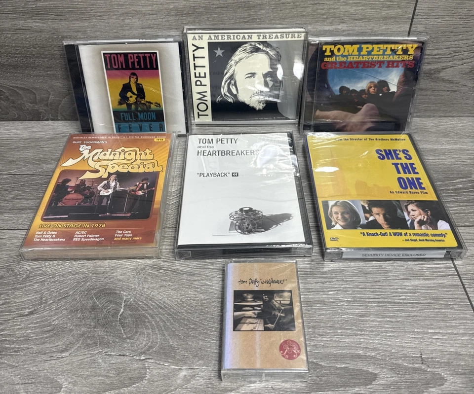 Tom Petty & The Heartbreakers + Traveling Wilburys Mudcrutch CD DVD Blu Ray Lot - Image 3 of 4