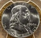 1960 Franklin Half Dollar 50c PCGS MS64FBL (full Bell Lines) (8380) FREE SHIP.
