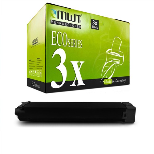 3X Tóner Para Sharp MX-B380 MX-C402 MX-C381 MX-B381 MX-C401 MX-C400P NEGRO