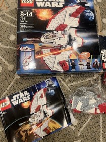 LEGO Star Wars Set T-6 Jedi Shuttle&trade; (7931) 100% complete #1 NO MINIFIGURES