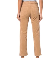 MOTHER Jeans Women's 27 Tan The Tomcat High Rise Straight Leg Corduroy