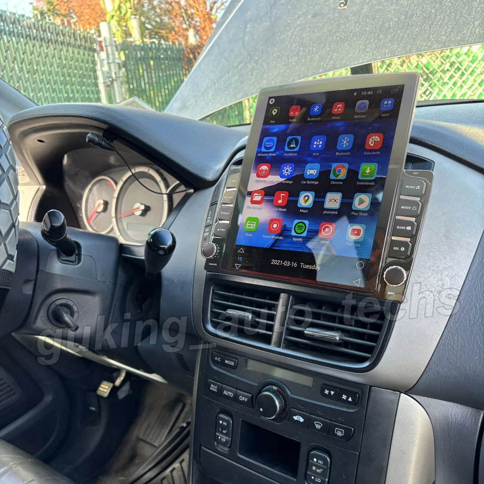 9.7" For Honda Pilot 2003-2008 CarPlay & Android Auto Car Stereo GPS Radio - Image 3 of 4