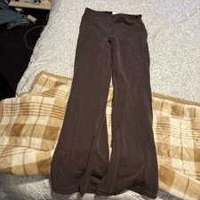Lululemon Ribbed Softstreme Flared Pant Regular (LW5GVKS) Espresso Brown Size 8