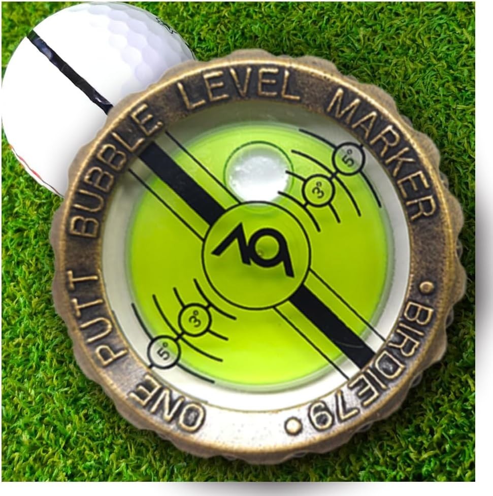 Slopemaster Progreen Reader - Golf Hat Clip Ball Marker with High Precision Gree