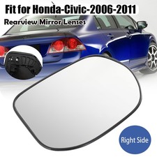 Right Side Rearview Mirror Glass Lens For 2016-11 Honda Civic Sedan 76203SNAA01