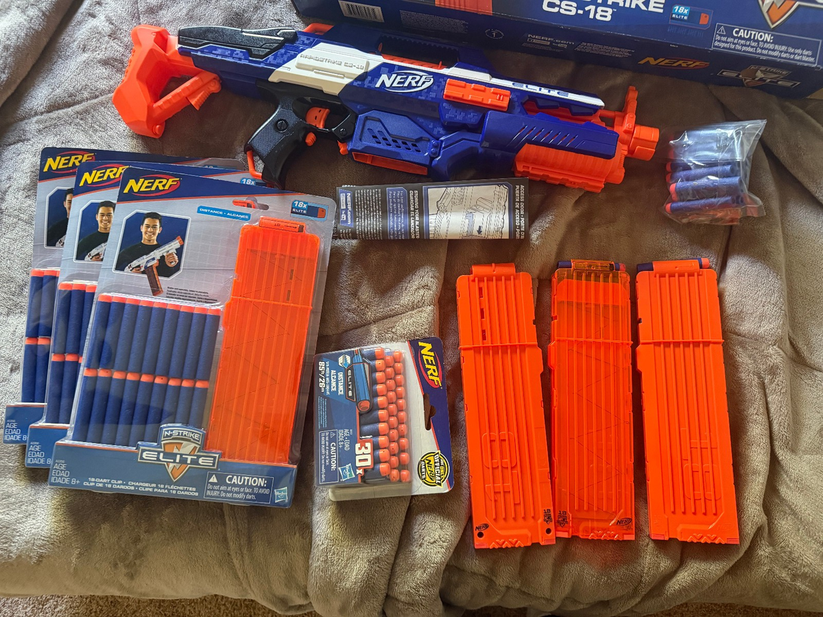 Nerf CS-18 N-Strike Elite Rapidstrike Blaster for sale online | eBay