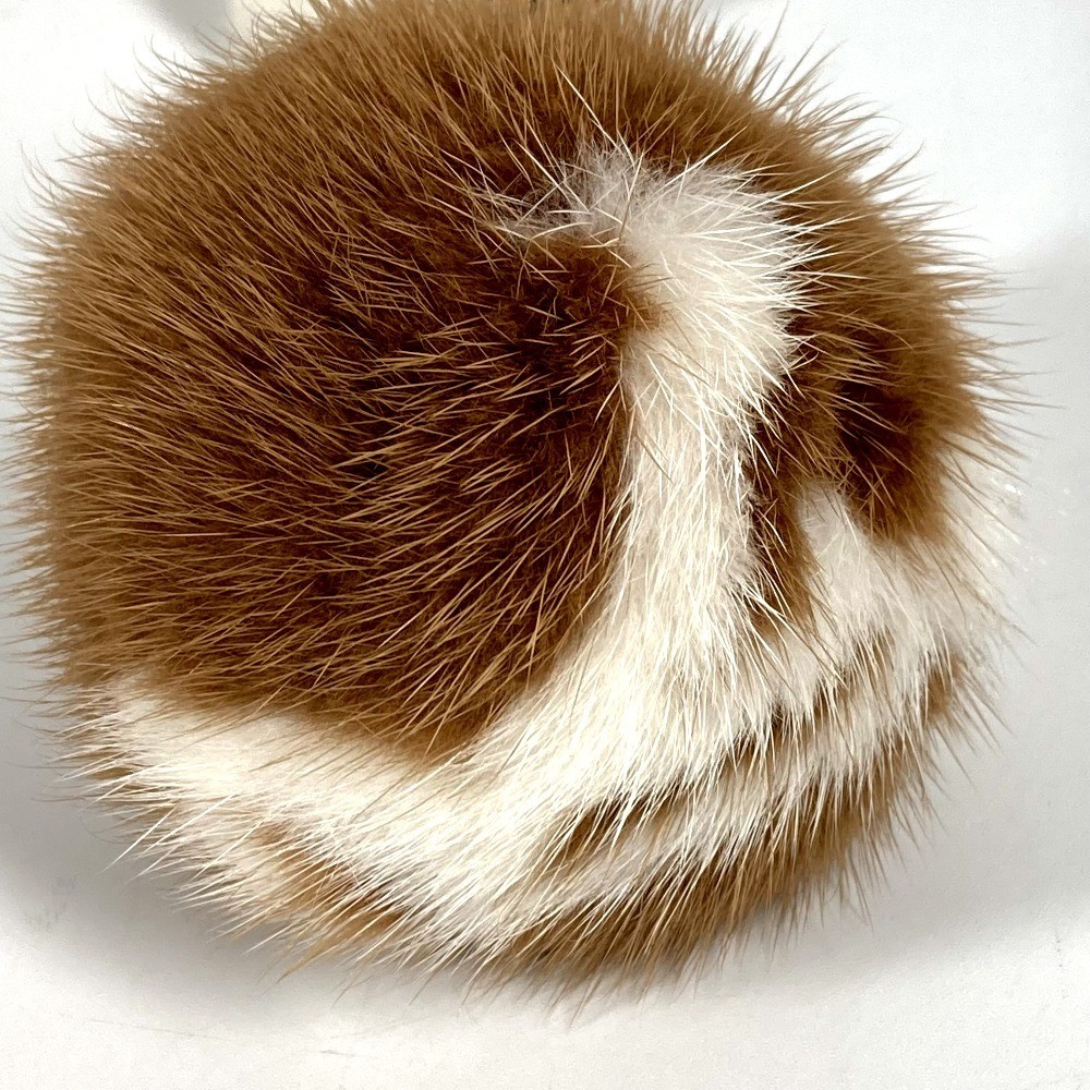 定価9.3万 美品 ヴィトン シュシュ・ヴィゾン LV コージー M77738. LOUIS VUITTON M77738 Logo fur Scrunchie-Vizon LV Cozy hair