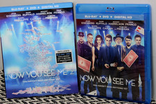 Now You See Me 2 - Blu-ray DVD Holographic Slipcover ''NO SCRATCHES ON DISCS''