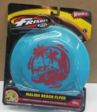 WHAM-O Blue Malibu Beach Flyer 100g Frisbee 2015 100 grams