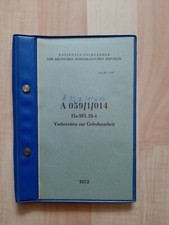 NVA Vorschrift A 327/1/014 Fla-SFL 23-4 Vorbereiten zur Gefechtsarbeit 1973