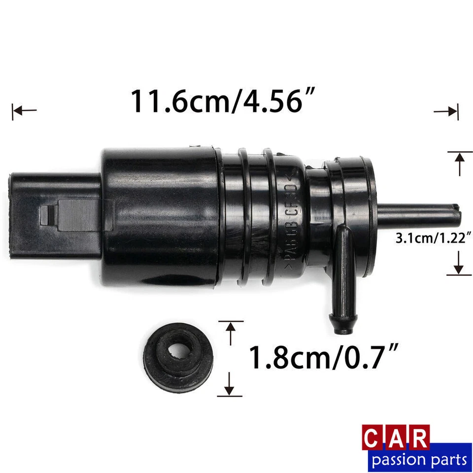 Bomba limpiaparabrisas delantero 1J5955651 para BMW Mercedes Benz Land Rover Foto 2 de 4
