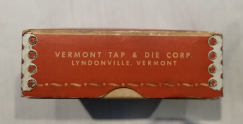 Vintage VERMONT TAPS 1/2-13 NO. 3112 BOX OF 12 Plus 3 other smaller ones inside - Picture 4 of 10