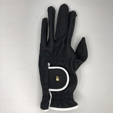 Roeckl Roeck Grip Horse Riding Glove Unisex Black Size 7.5 Left Hand