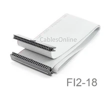CablesOnline 18" IDE 44Pin Amiga A1200/A600/ Laptop 2.5" Hard Drive Ribbon Cable