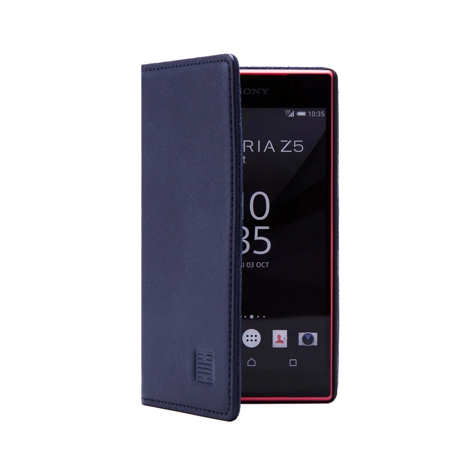 32nd Classic Genuine Real Leather Slim Wallet Case Cover For Sony Xperia Models - Image 4 of 4