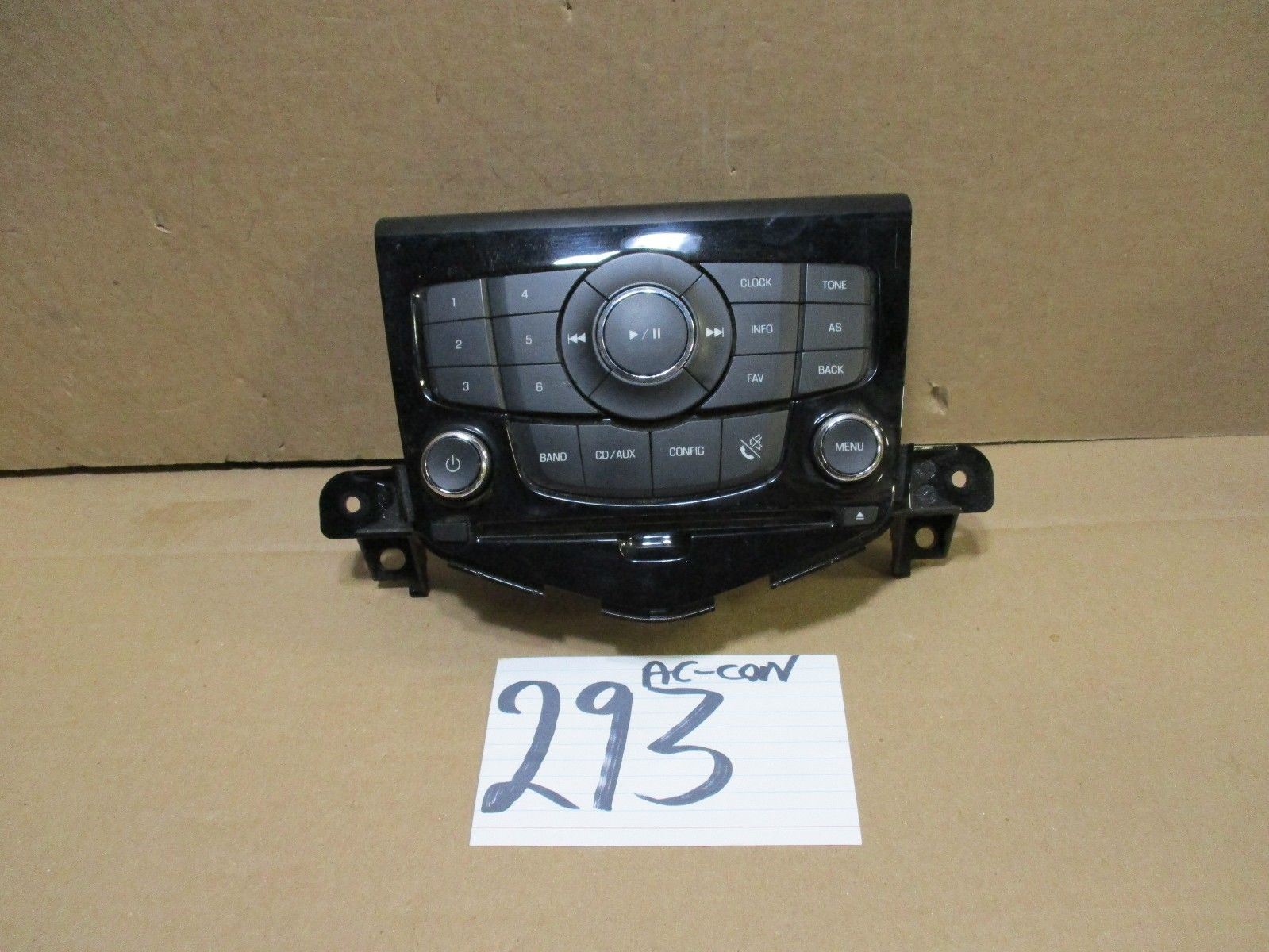 12 13 14 Chevrolet Cruze Radio Control Panel Unit Used Stock #293-AC 