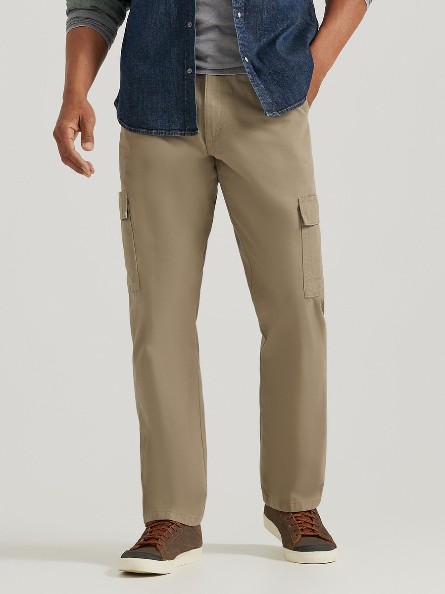 Pantalon Cargo Wrangler Garçon - Kaki, 15-16 Ans, Taille W28 L26